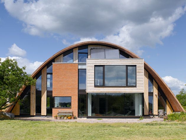 The Arched Eco Home from Grand Designs is one of the UK's best-performing Passivhaus dwellings