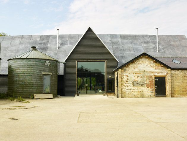 The artists' Barn Conversion in Colchester, Essex, featured on Grand Designs