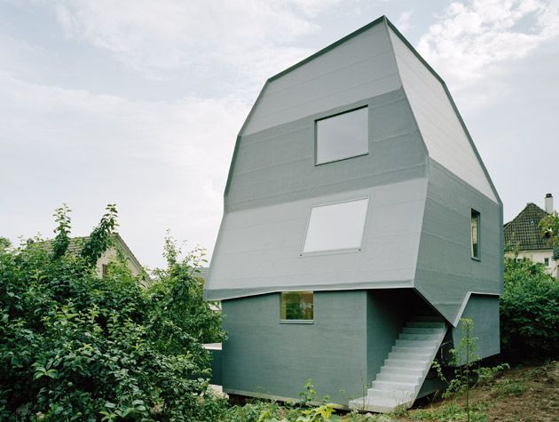 Just K eco home with small footprint in Stuttgart, Germany by Architekten Martenson und Nagel Theissen