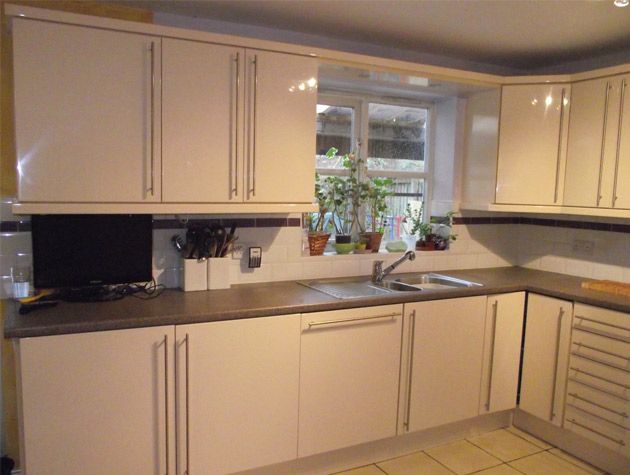 Before and after Luxury bespoke kitchen on a budget 1