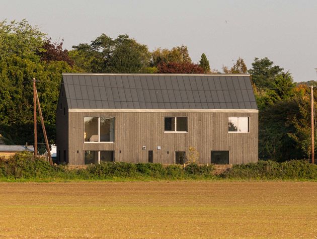 Passive house rural barn in Berkshire 1