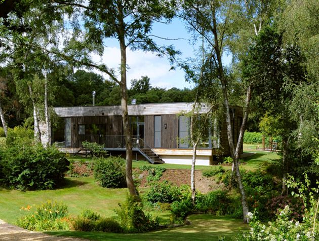 eco friendly forest lodge new forest