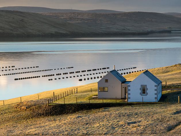 converted chapel with open plan living shetland muckle roe non-residential building conversions