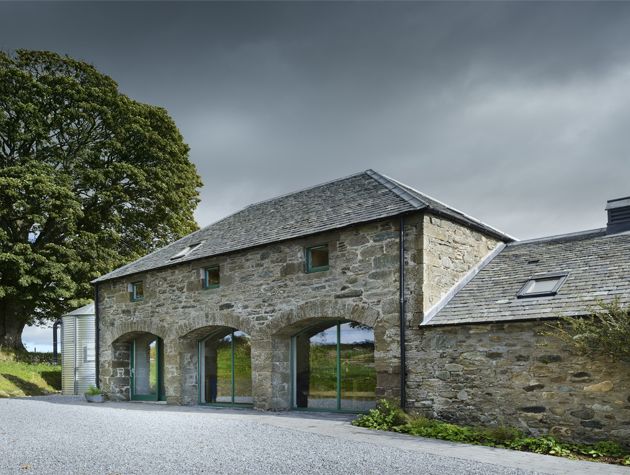 converted stonework farmhouse