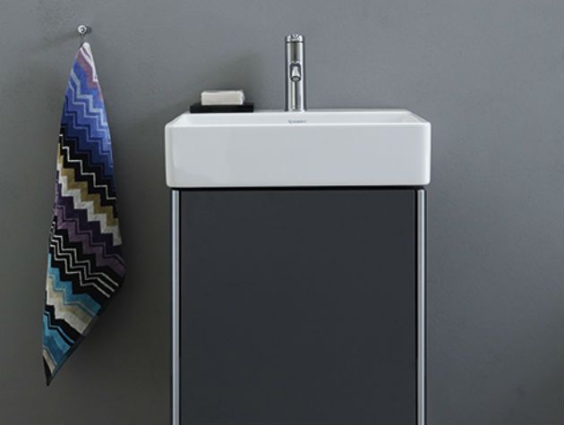 grand designs oct18 duravit bathroom sink charcoal white metal tap