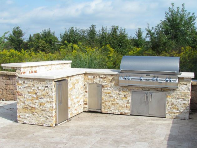 MyStone gd may 19 Advertorial Outdoor BBQ Barbeque Area Alfresco Stone Light Summer