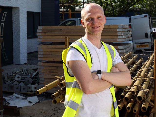 James built plot 5 in episode 2 of grand designs: the street 2019 on channel 4, hosted by Kevin McCloud