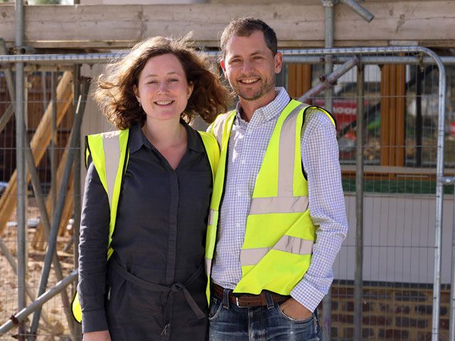 Self builders Paul and Blanka who have built on plot 6, featured on Grand Designs The Street episode 3 on Channel 4, hosted by Kevin McCloud