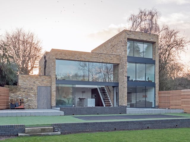 Willowbrook brick self build home by Paul Archer architecture