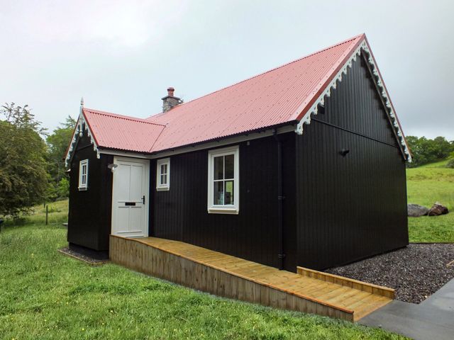Exterior of a modular home designed by The Wee House Company in Sutherland