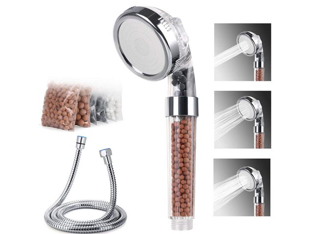Vicloon bathroom shower head with mineral balls