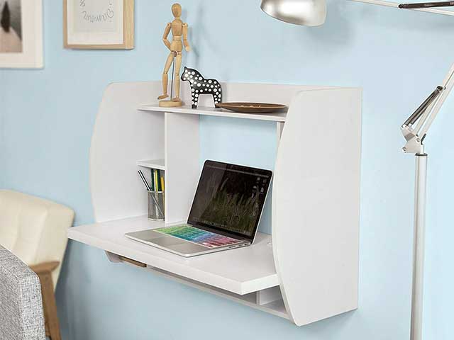 amazon wall desk - 6 small desks for compact spaces - home improvements - granddesignsmagazine.com