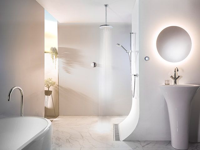 aqualisa quartz smart shower - how to choose the right shower for you and your home - home improvements - granddesignsmagazine.com