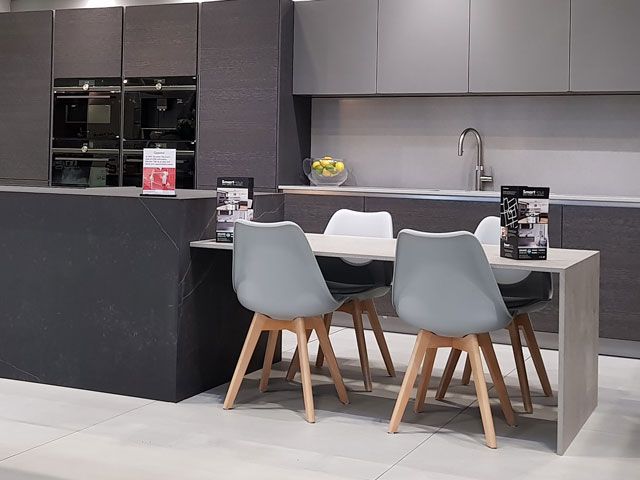 grey modern kitchen by smarthaus 