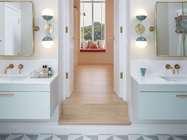 bathroom mill house - explore the mill house project's contemporary master suite - self build homes - goodhomesmagazine.com