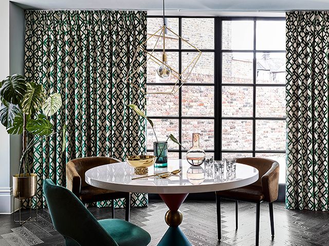 hillarys curtains on crittall window - goodhomesmagazine.com