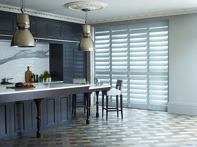 shutterly fabulous kitchen shutters for large windows and bifolds - goodhomesmagazine.com