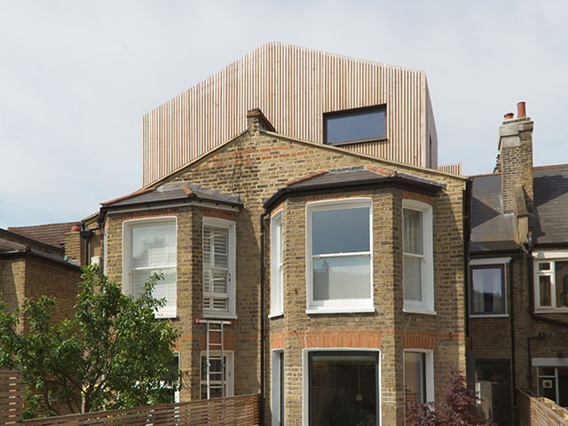 This timber clad roof extension by Conibere Phillips Architects is a great way to add a bedroom