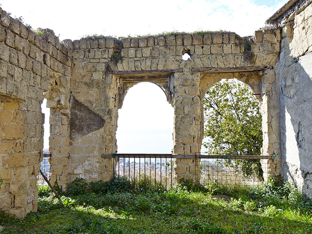 Italian monastery ruin windows before conversion - grand designs