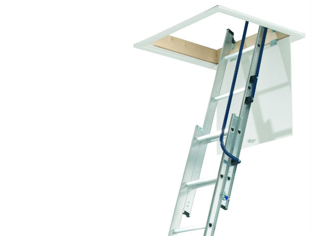 loft ladder leading up to loft hatch copy