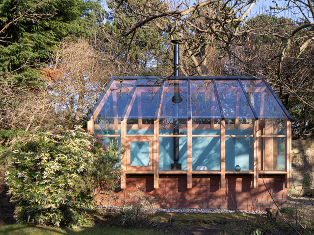 Victorian glass house as a home office by WT Architecture