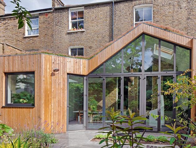 victorian flat extension with internal brick wall - grand designs