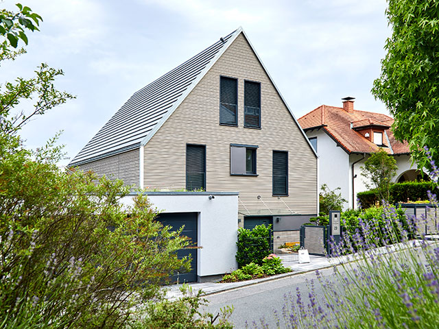 exterior of modern self-build home - grand designs