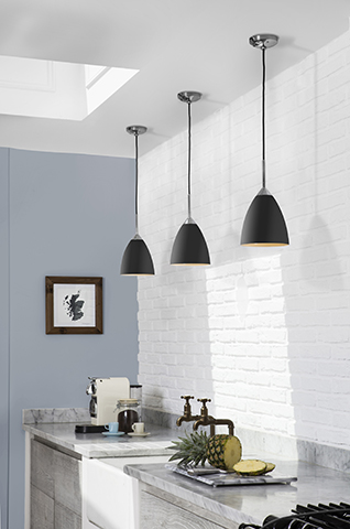pendant lights above worktops - 4 different ways to use lighting in your kitchen design - home improvements - granddesignsmagazine.com