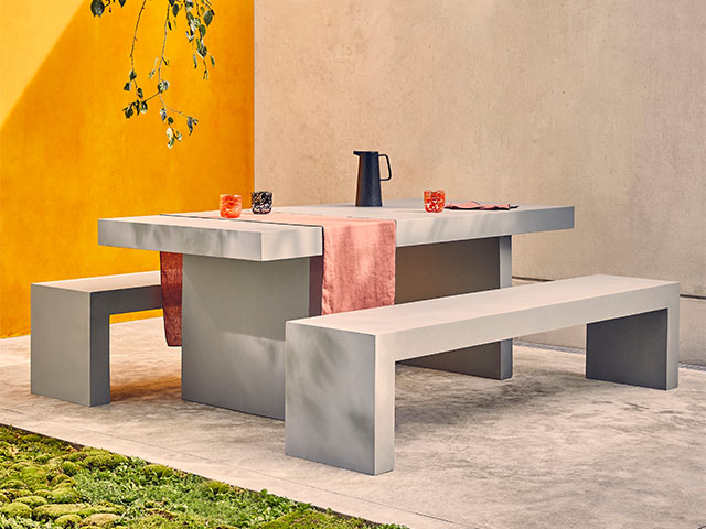 concrete garden furniture- buyers guide to outdoor furniture - home improvements - granddesignsmagazine.com