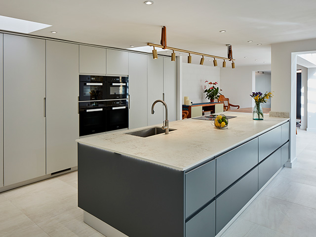stoneham minimal grey kitchen - home improvements - grand designs