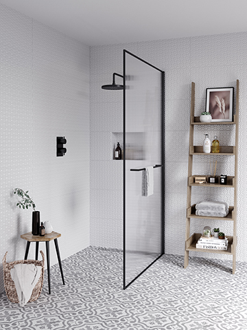 black shower enclosure - 5 design ideas for creating a relaxing bathroom - home improvements - granddesignsmagazine.com