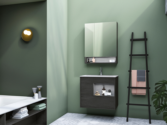 sage green en suite - how to design a luxury en suite - home improvements - granddesignsmagazine.com