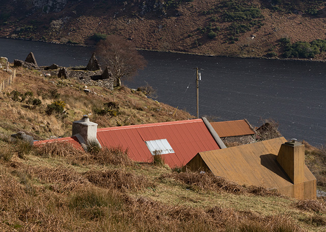 rust house on lakeside in ireland - grand designs - self build