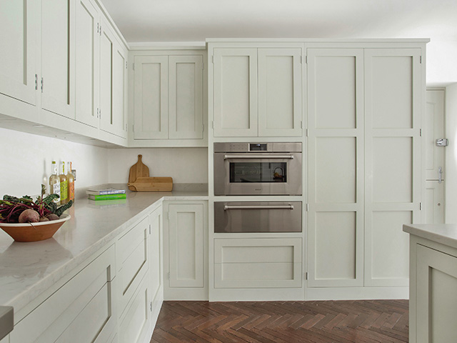 handleless shaker kitchen in white - home improvements - grand designs 