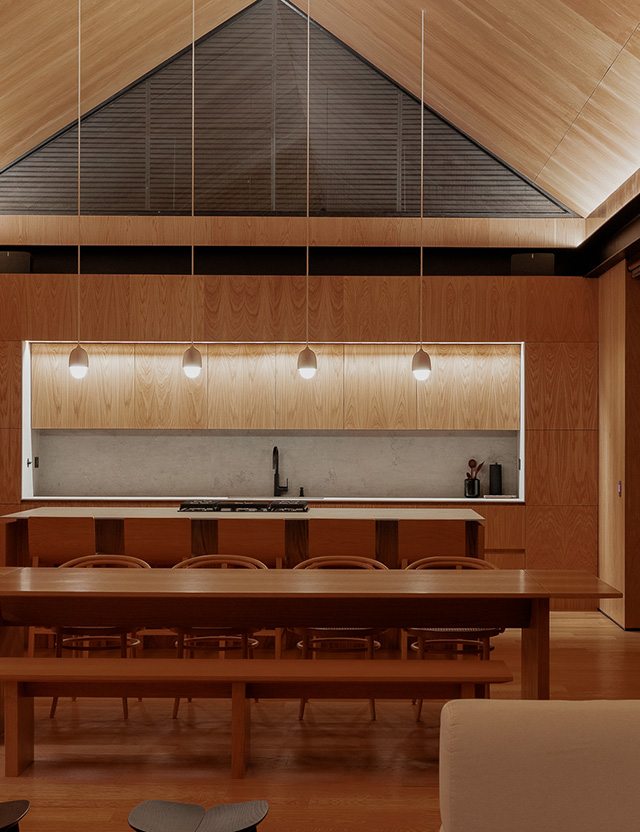 japanese refuge self build - timber kitchen - grand designs