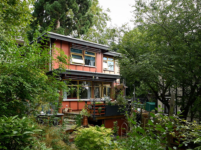 Exterior view of a house in Walters Way, Lewisham, London.