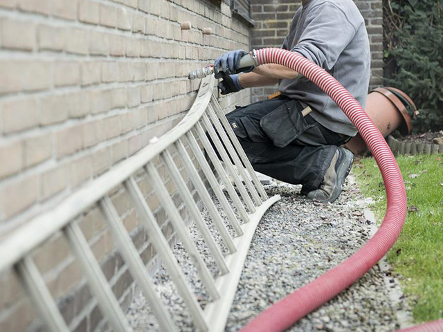  Cavity wall wool insulation Installation