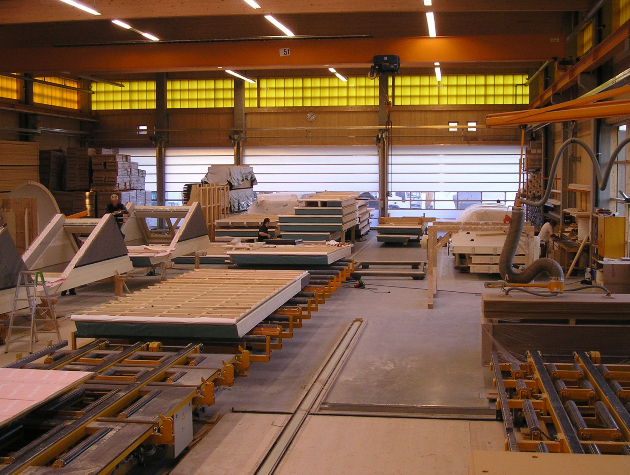 interior of a factory