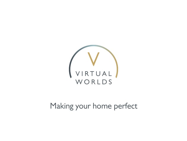virtual worlds making your home perfect logo