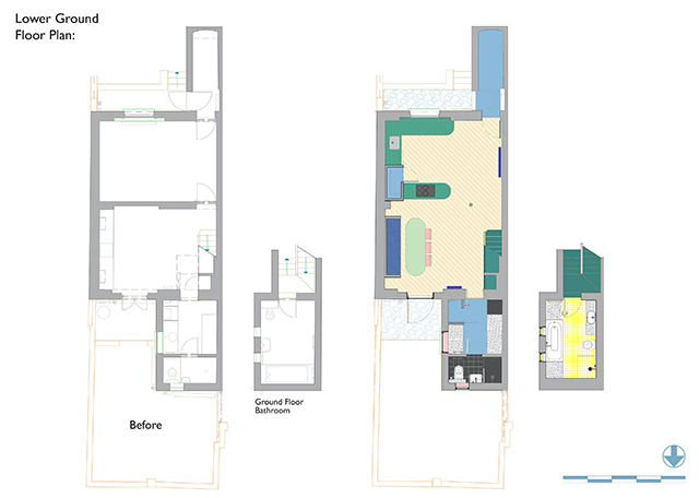 Motel House Before After Plans