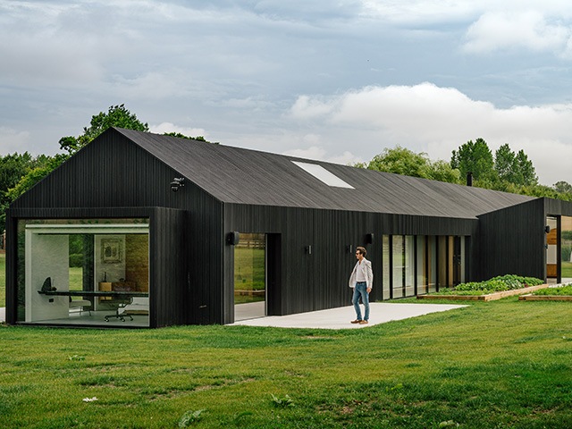 Off grid home clad in black timber boards - Grand Designs magazine