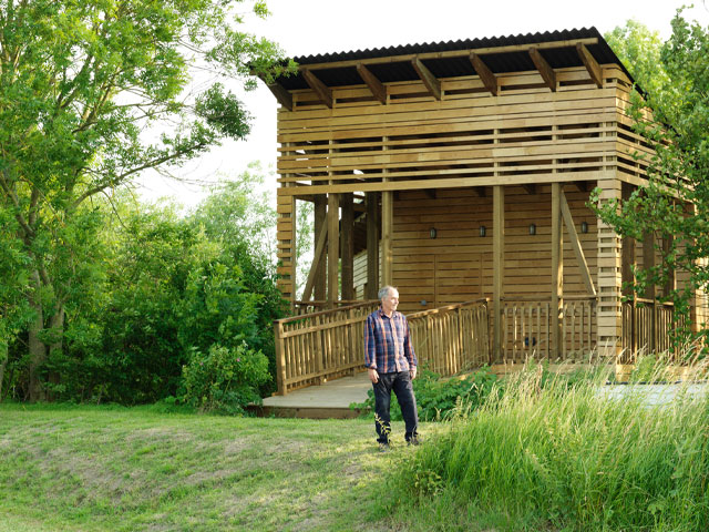 Grand Designs house on stilts. Photo: Chris Tubbs