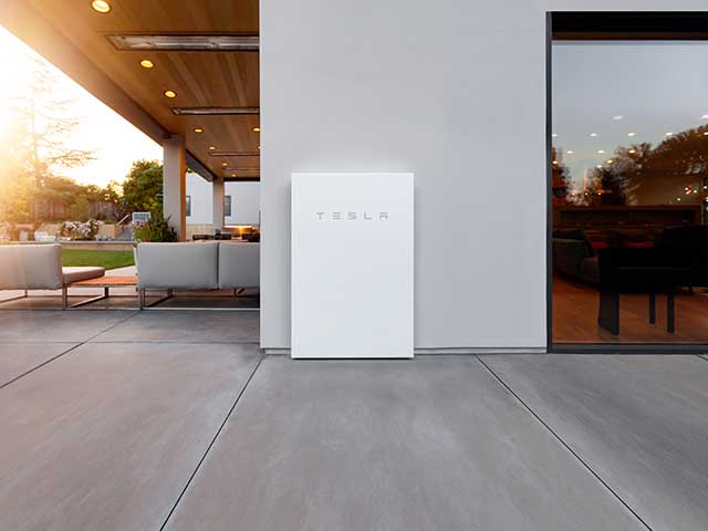 Rechargable battery monitoring electricity generation in outside courtyard