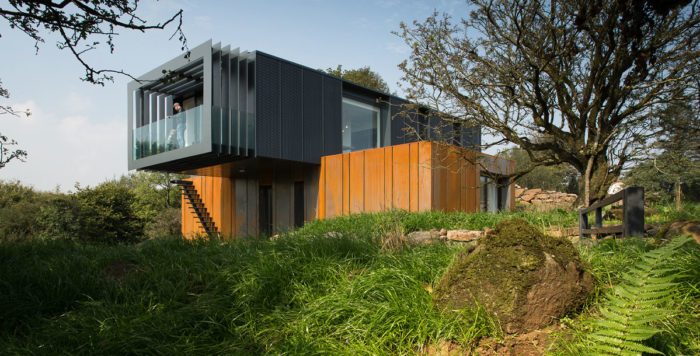 Patrick Bradley's shipping container house