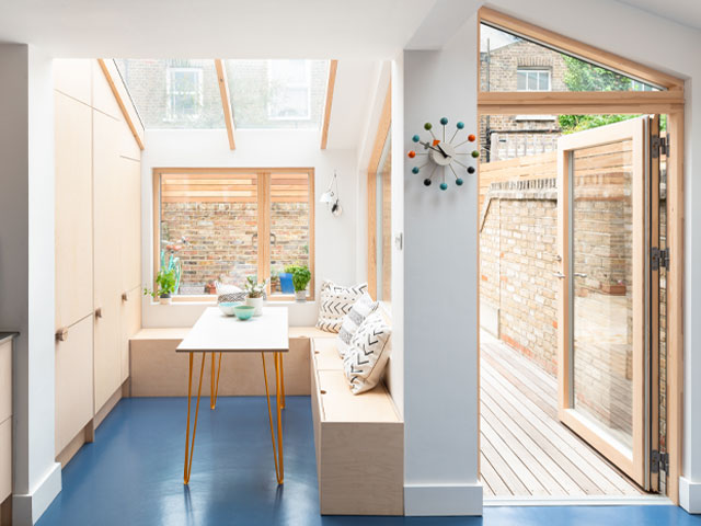 Velfac glazing on a Victorian terrace extension in London