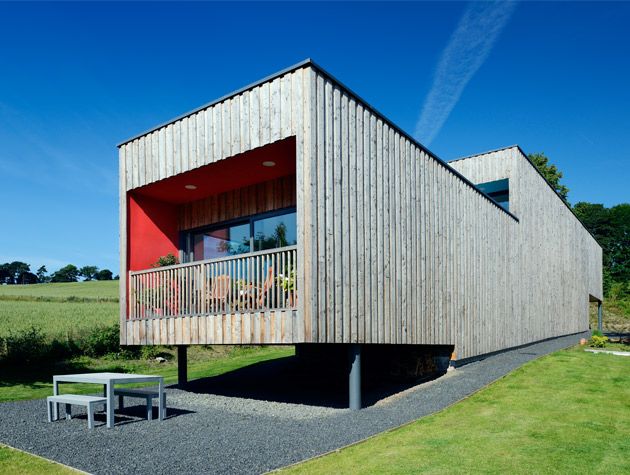 Rural self build in Hawick Scottish borders 1