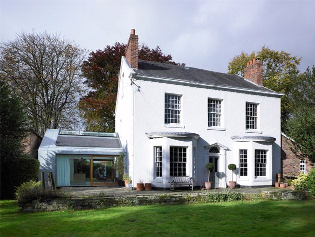 Courtyard style pool house and studio extension 1