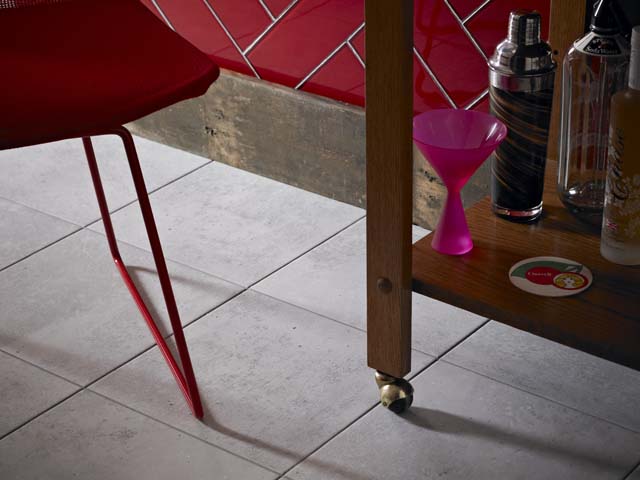 concrete square tiling by the british ceramic tile company