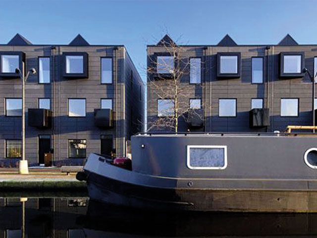 Urban Splash townhouses in North Shields Tyneside