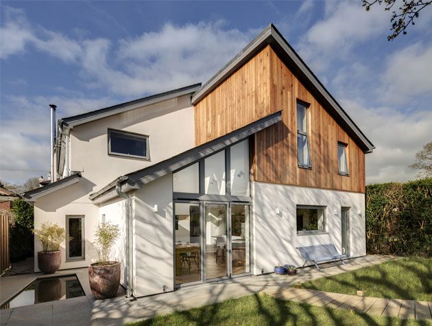 brown white house slanted roof van ellen granddesignsmagazine